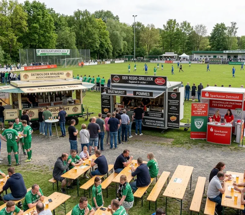 partizipatives-eventsponsoring Sportverein mit gesponserten Artikeln