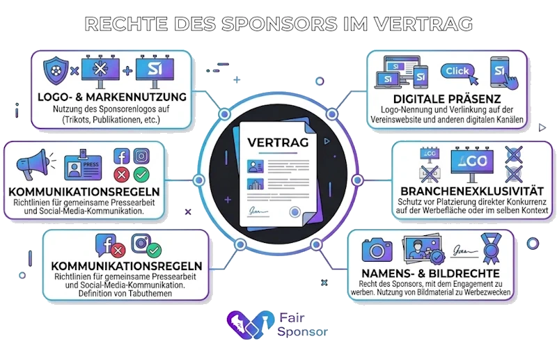 rechte-sponsoringvertrag-sponsor Die Rechte, die ein Sponsor im Sponsoringvertrag einfordern kann