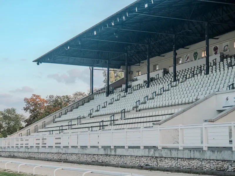 stadionnamenswidmung Abbild eines kleinen Stadions mit Spnsorenname